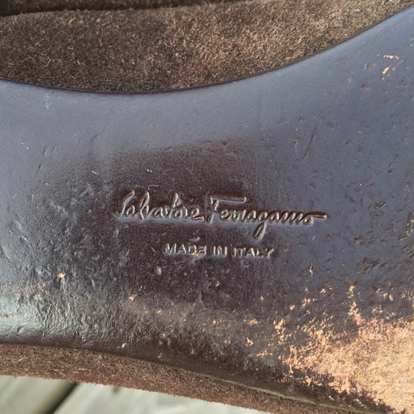 Salvatore Ferragamo Soft Suede Flats Size 9 - Picture 8 of 10